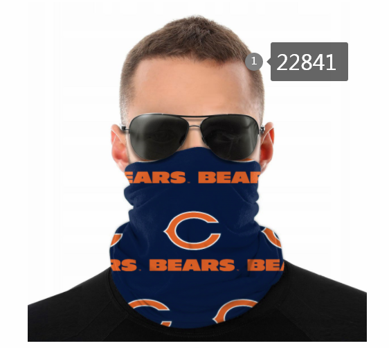 2021 NFL Chicago Bears #85 Dust mask with filter-0